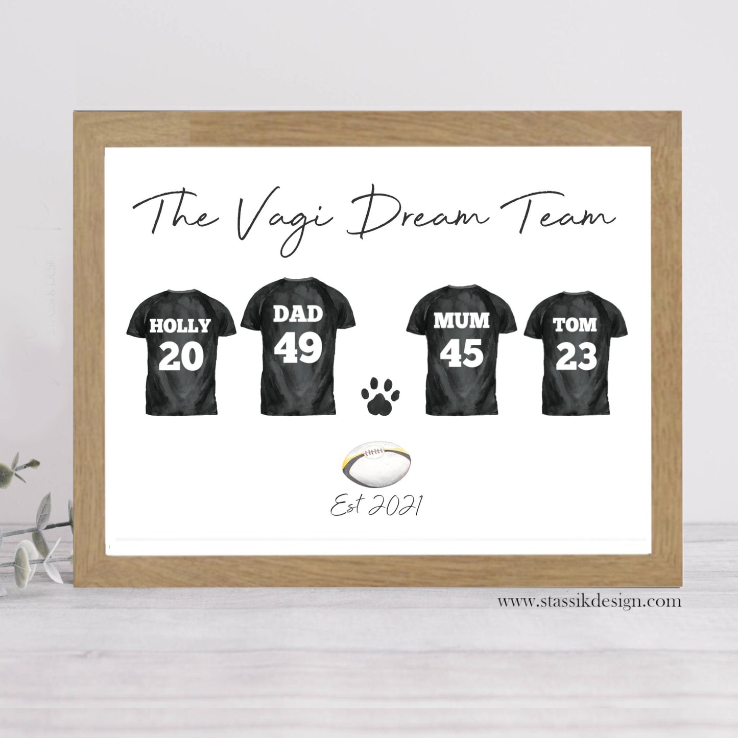 Family Dream Team Print