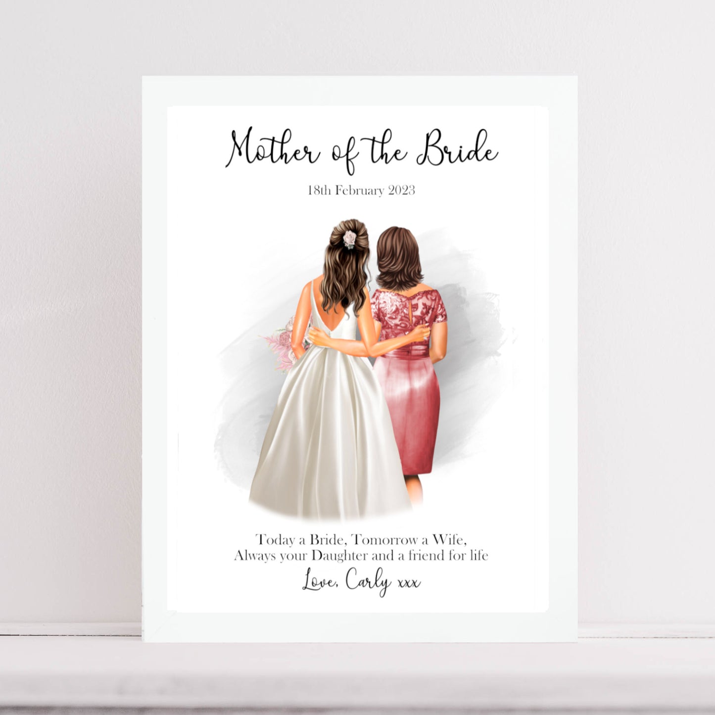 Mother of the Bride Illustration Print