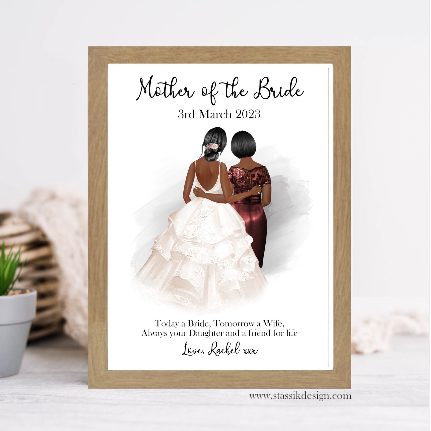 Mother of the Bride Illustration Print