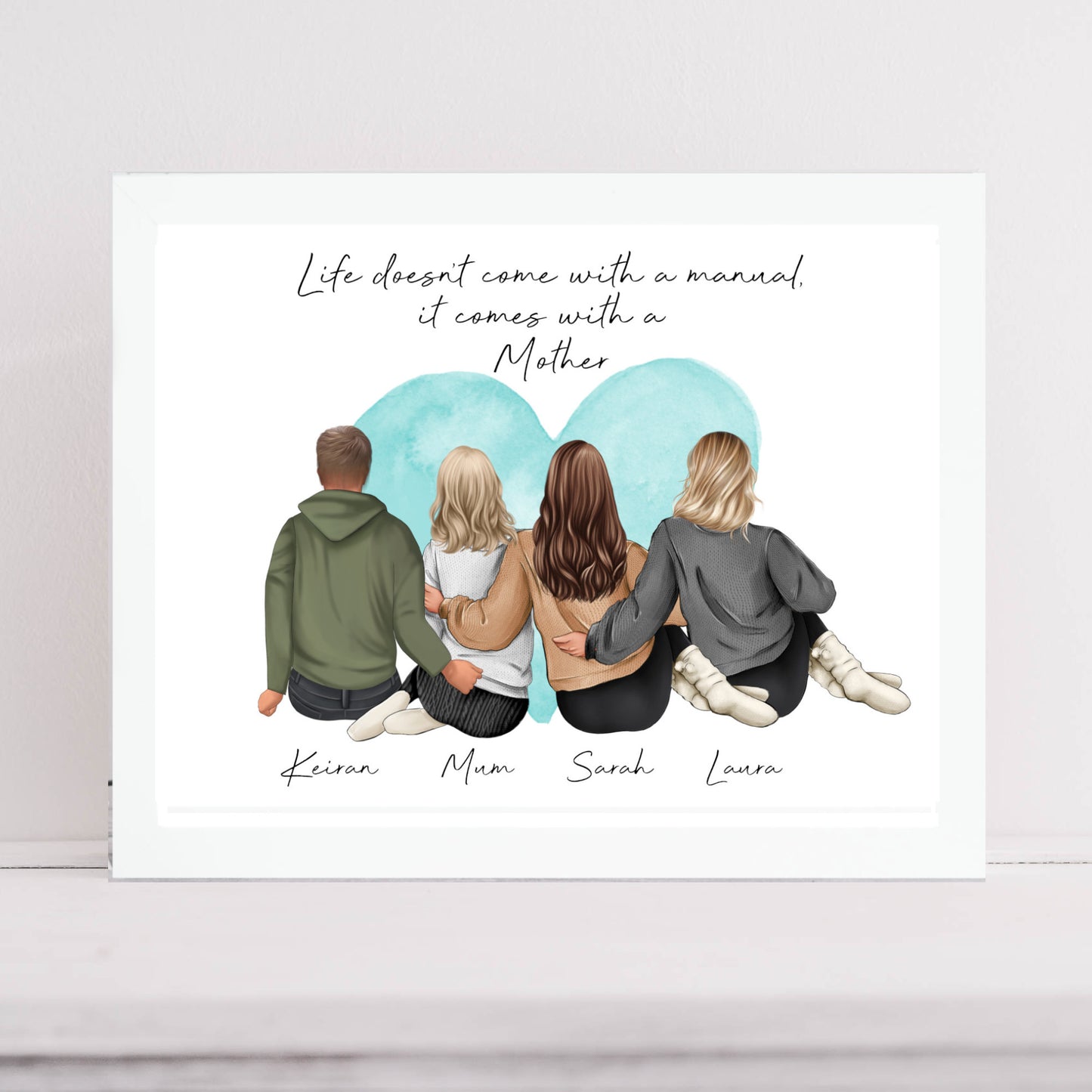 Mother and Children Print
