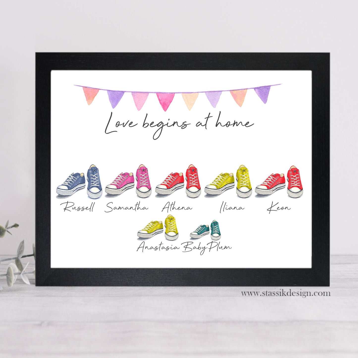 Family Trainers Print